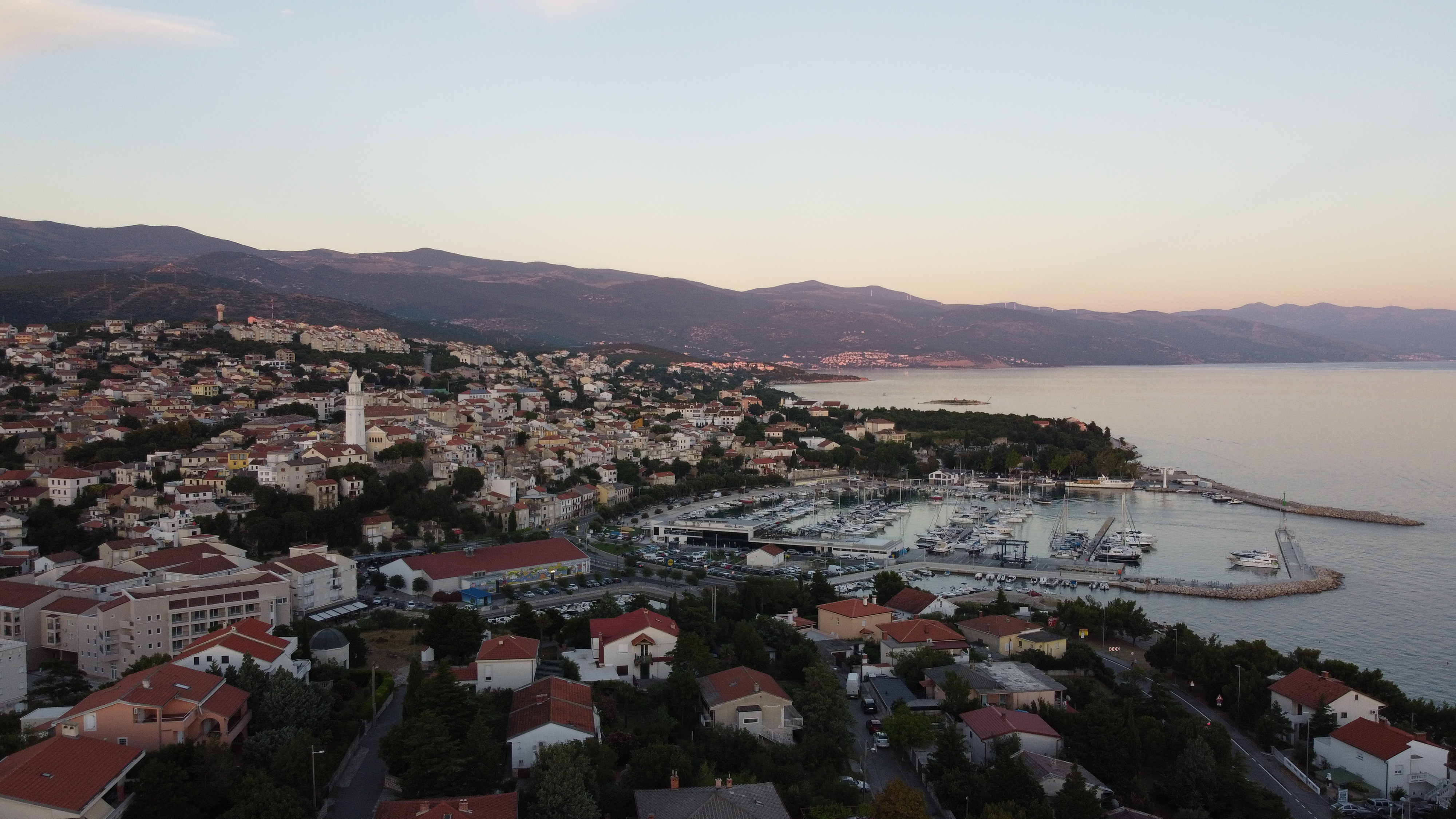 Novi Vinodolski town view